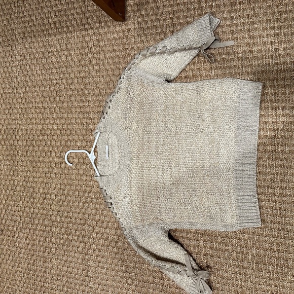 Chloe sweater with ribbons. Really cute with white jeans - Picture 2 of 4